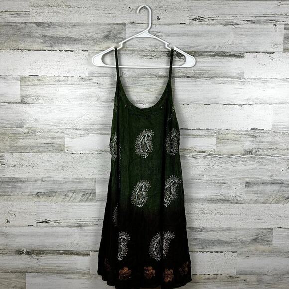 India Boutique women's One Size Boho Lightweight sleeveless Summer mini Dress - Picture 1 of 6